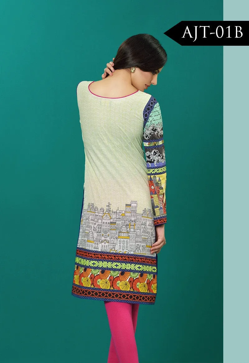 Asim Jofa Lawn Tunics Collection - AJT-1B