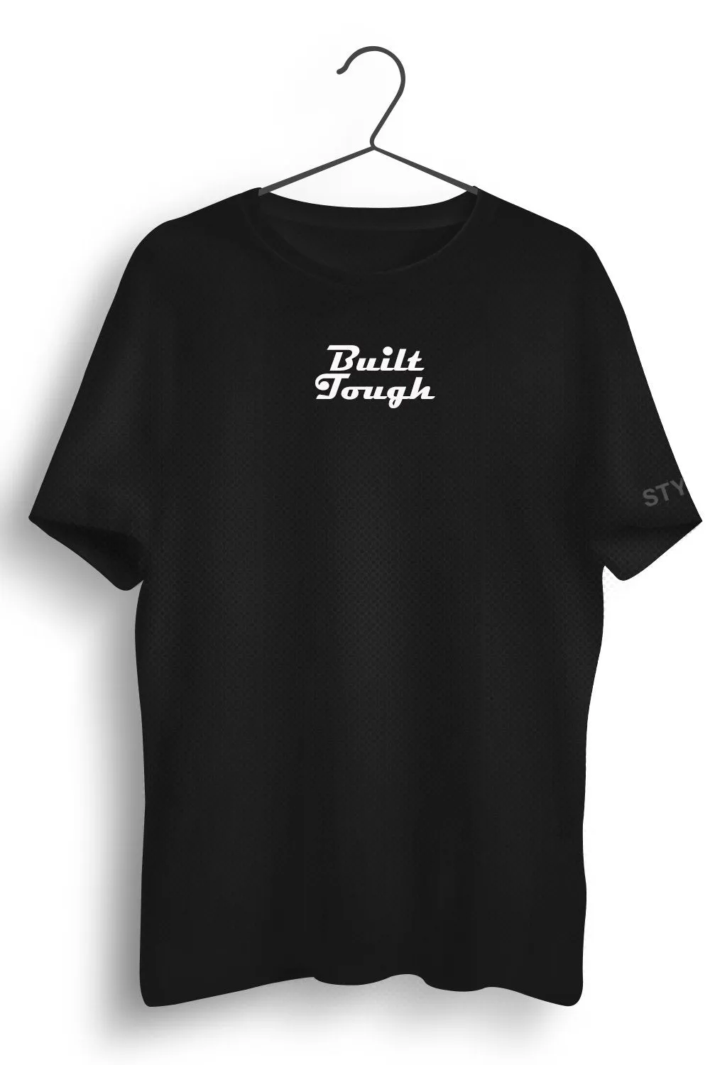 Built Tough Printed Black Dry Fit Tee