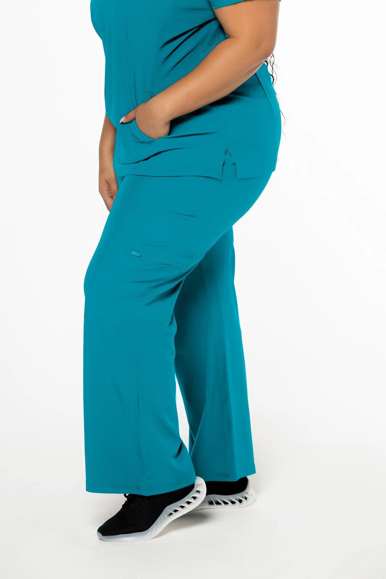 CASUAL COLLECTION HIGH-WAISTED FLARE PANT | CASUAL WP1 (SIZE: PETITE & TALL)