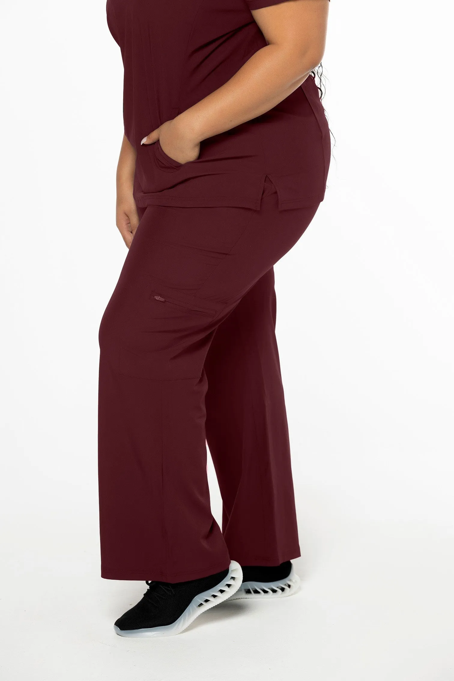 CASUAL COLLECTION HIGH-WAISTED FLARE PANT | CASUAL WP1 (SIZE: PETITE & TALL)