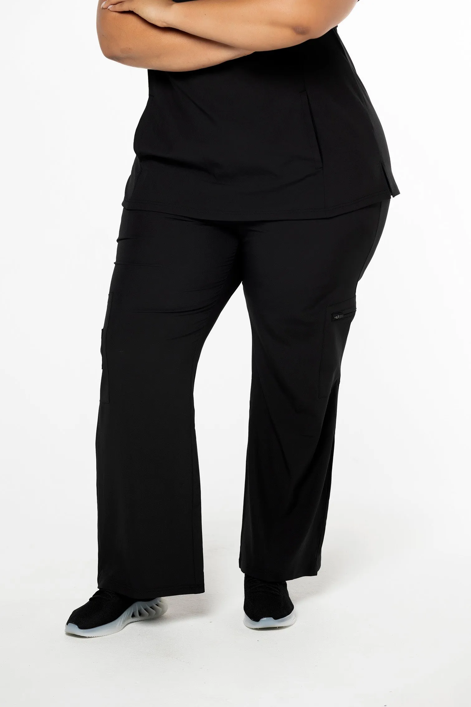 CASUAL COLLECTION HIGH-WAISTED FLARE PANT | CASUAL WP1 (SIZE: PETITE & TALL)