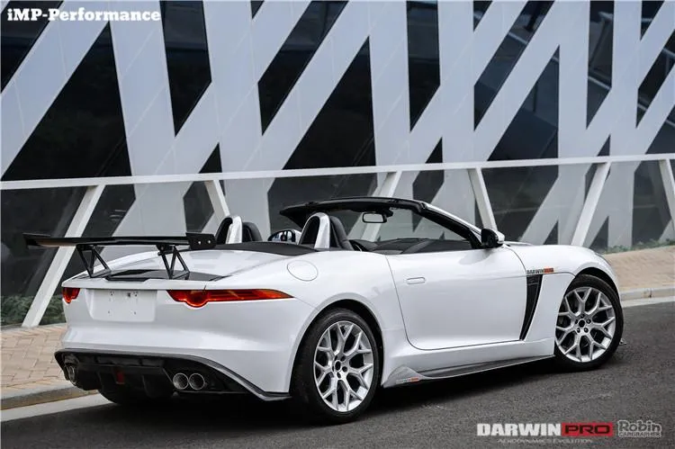 DarwinPro 2013-2017 Jaguar F-Type Convertible IMP Style Partial Carbon Fiber Full Body Kit