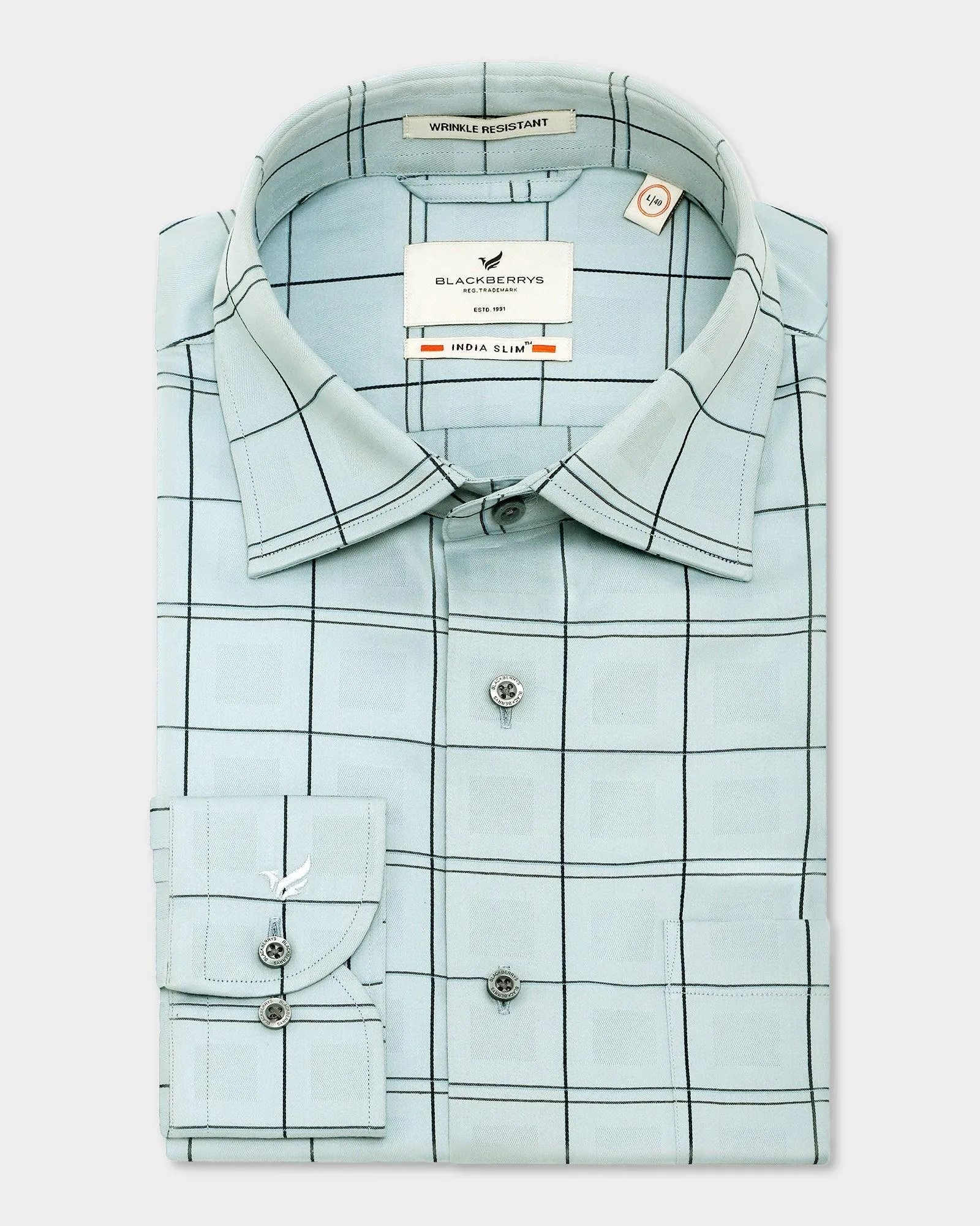 Formal Grey Check Shirt - Raul