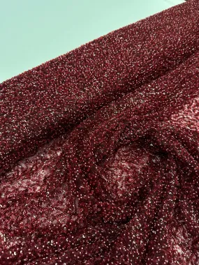 Fully Beaded - Maroon