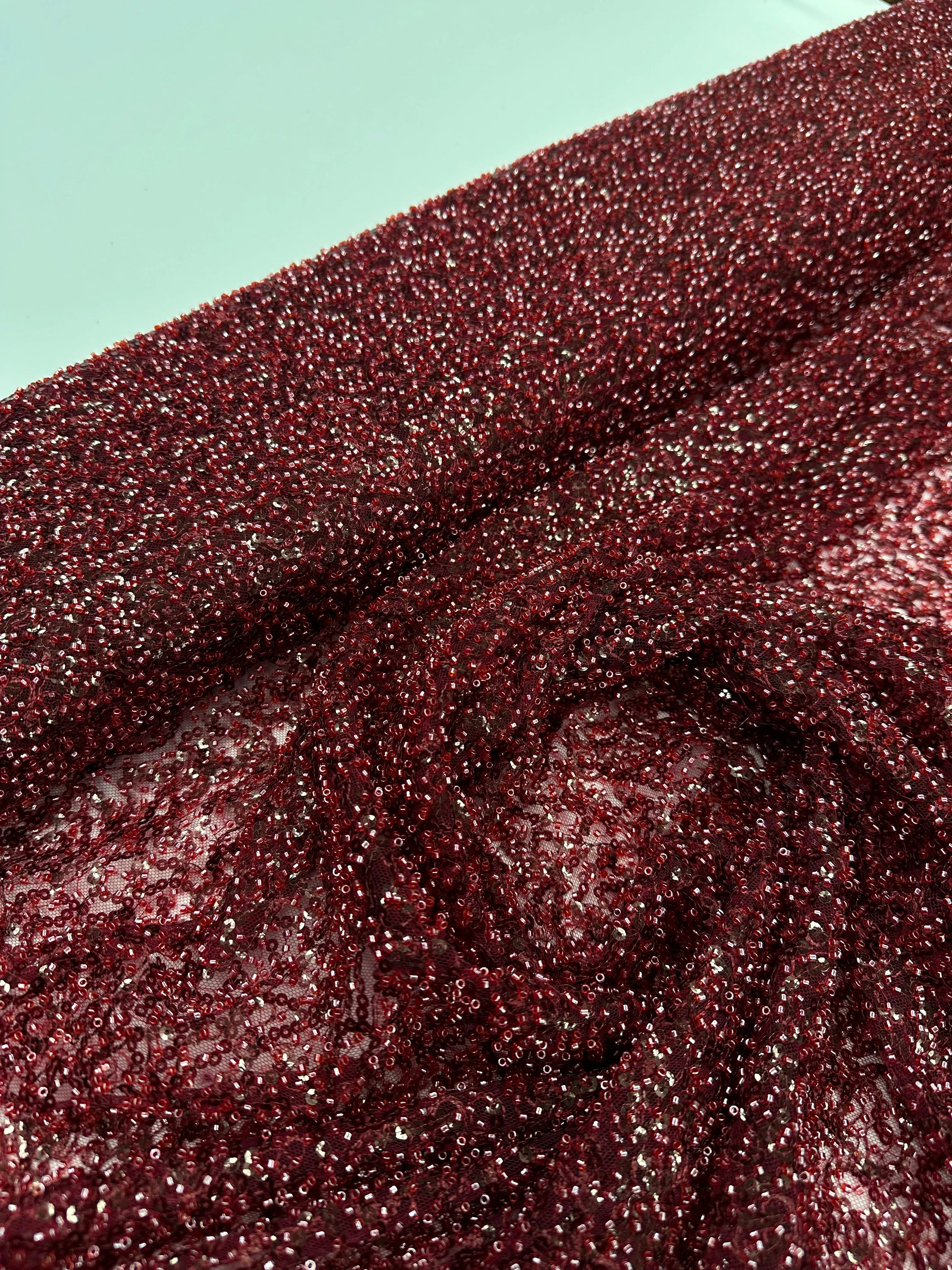 Fully Beaded - Maroon