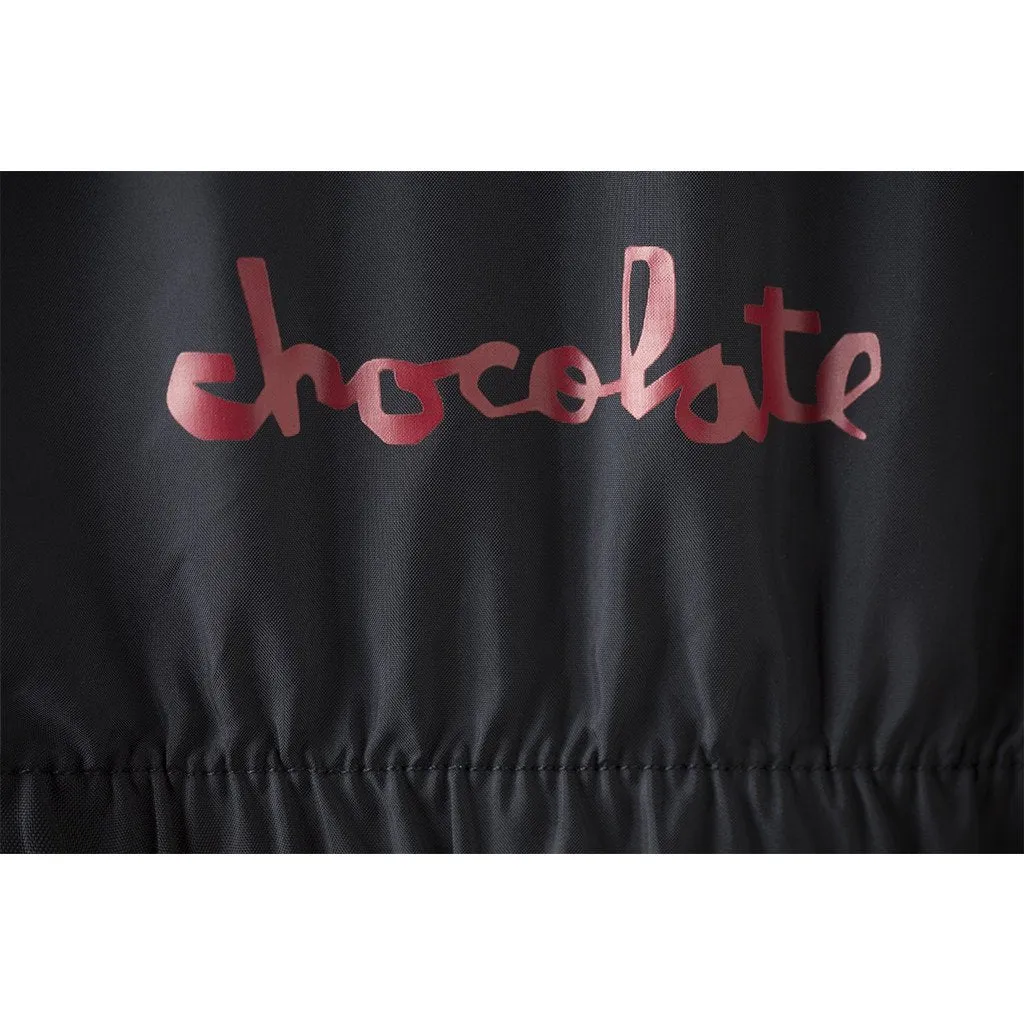 HUF X CHOCOLATE PACKABLE ANORAK // BLACK/RED