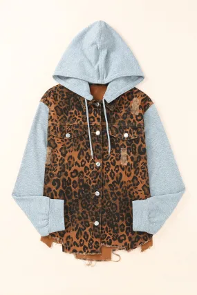 Leopard Patchwork Jacket