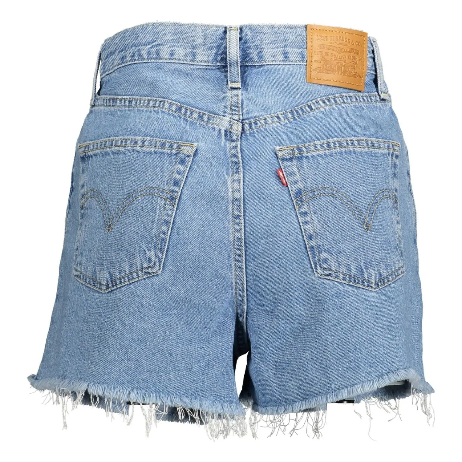 Levi's Light Blue Cotton Women Shorts