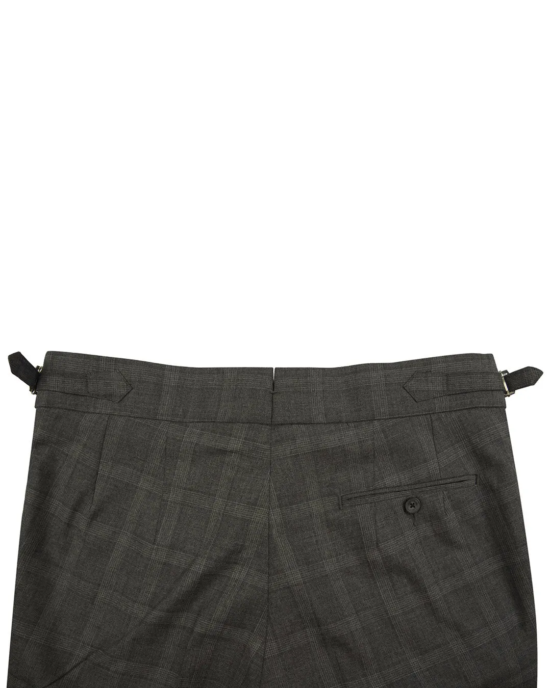 Loro Piana: Dark Grey Tartan Checks