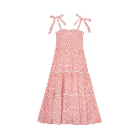 Lucy Convertible Dress-Skirt - Pink Fans