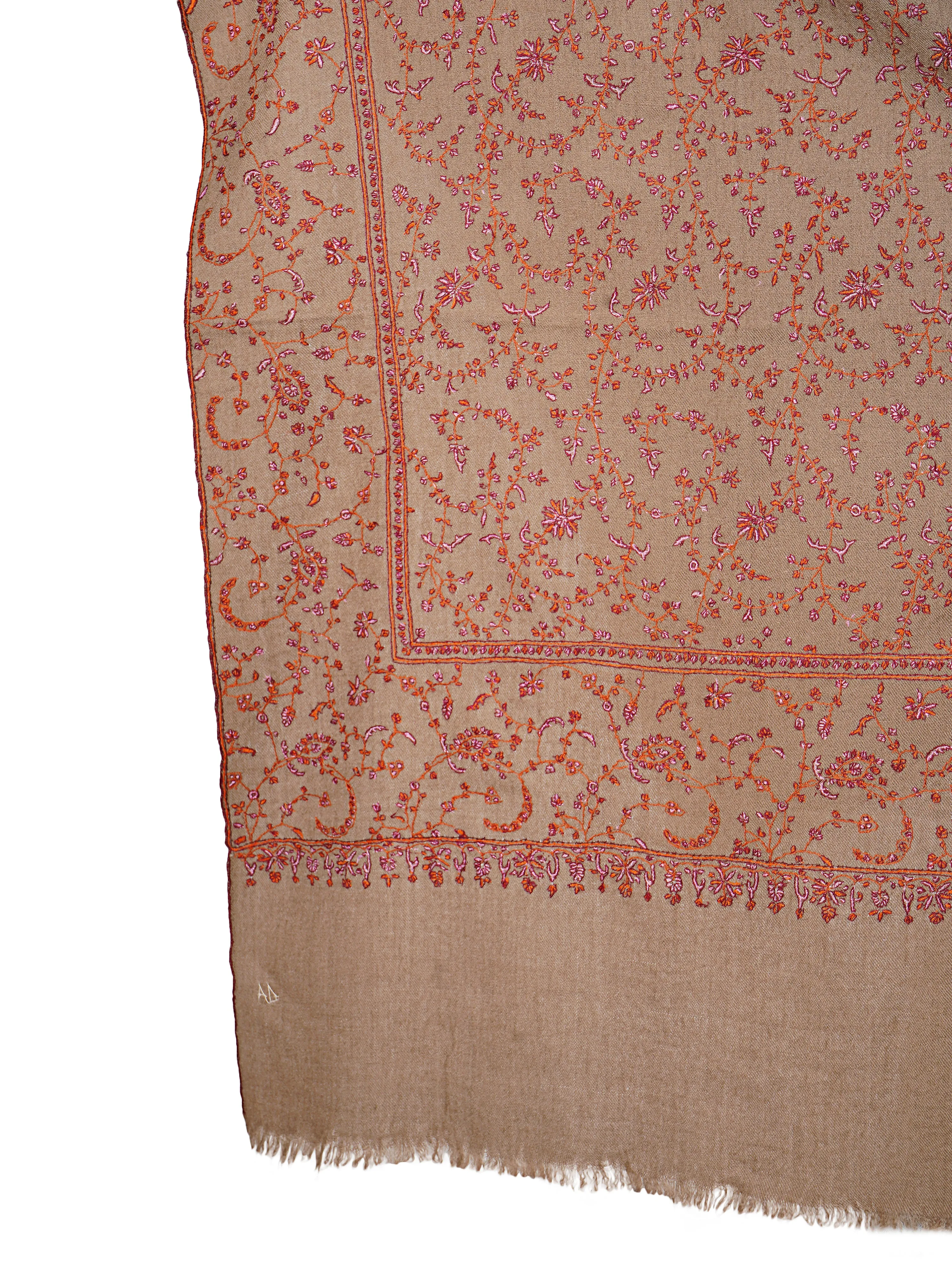 Luxurious Pashmina Shawl – Timeless Classic - Natural Toosh