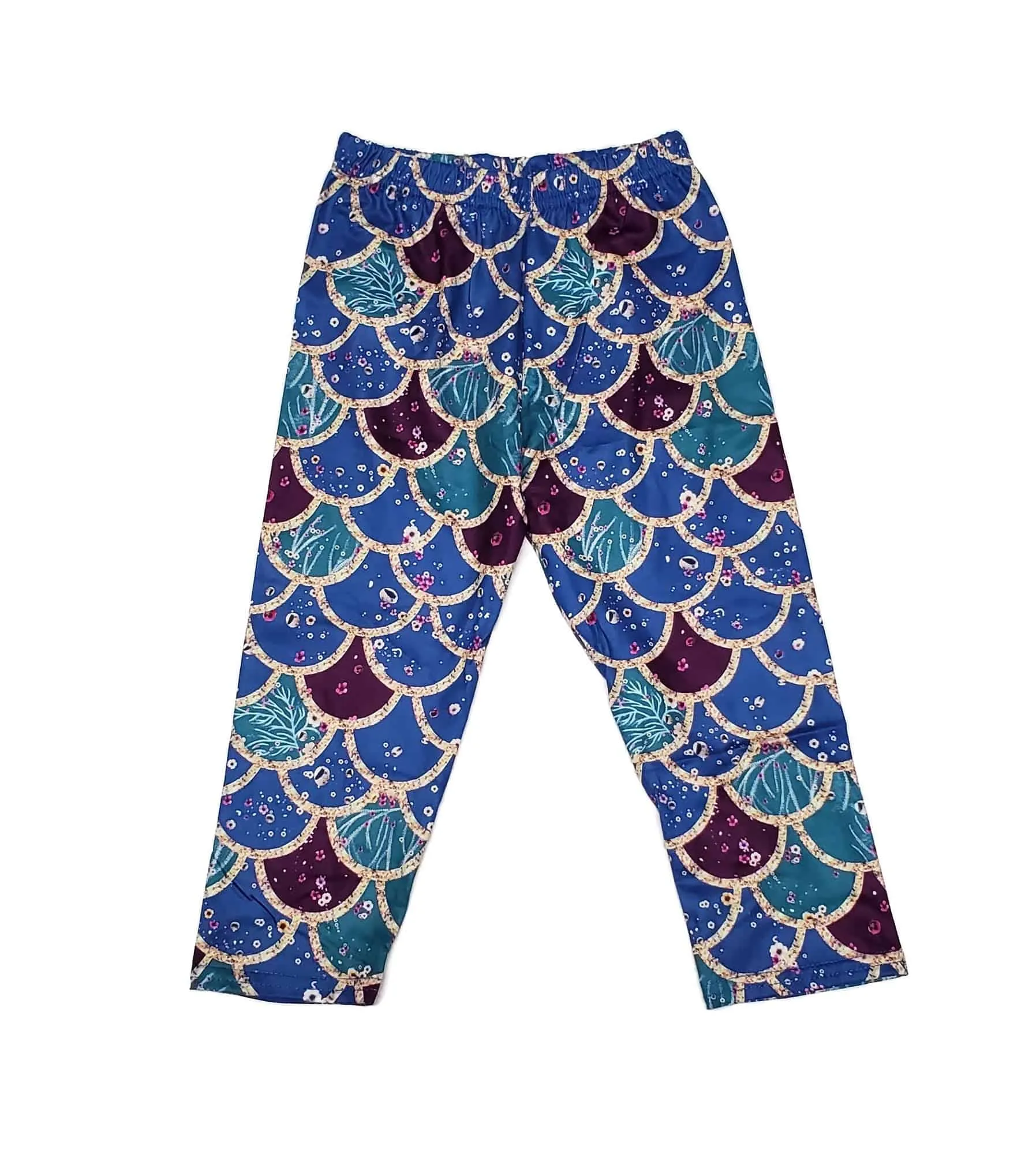 Mermaid Scale Milk Silk Lounge Pants