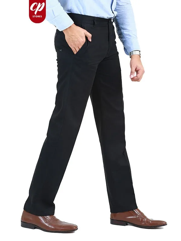 MWF07 Men's Wrinkle-Free 100% Cotton Trouser Black