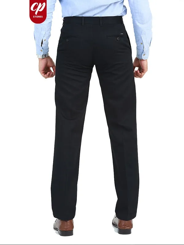 MWF07 Men's Wrinkle-Free 100% Cotton Trouser Black