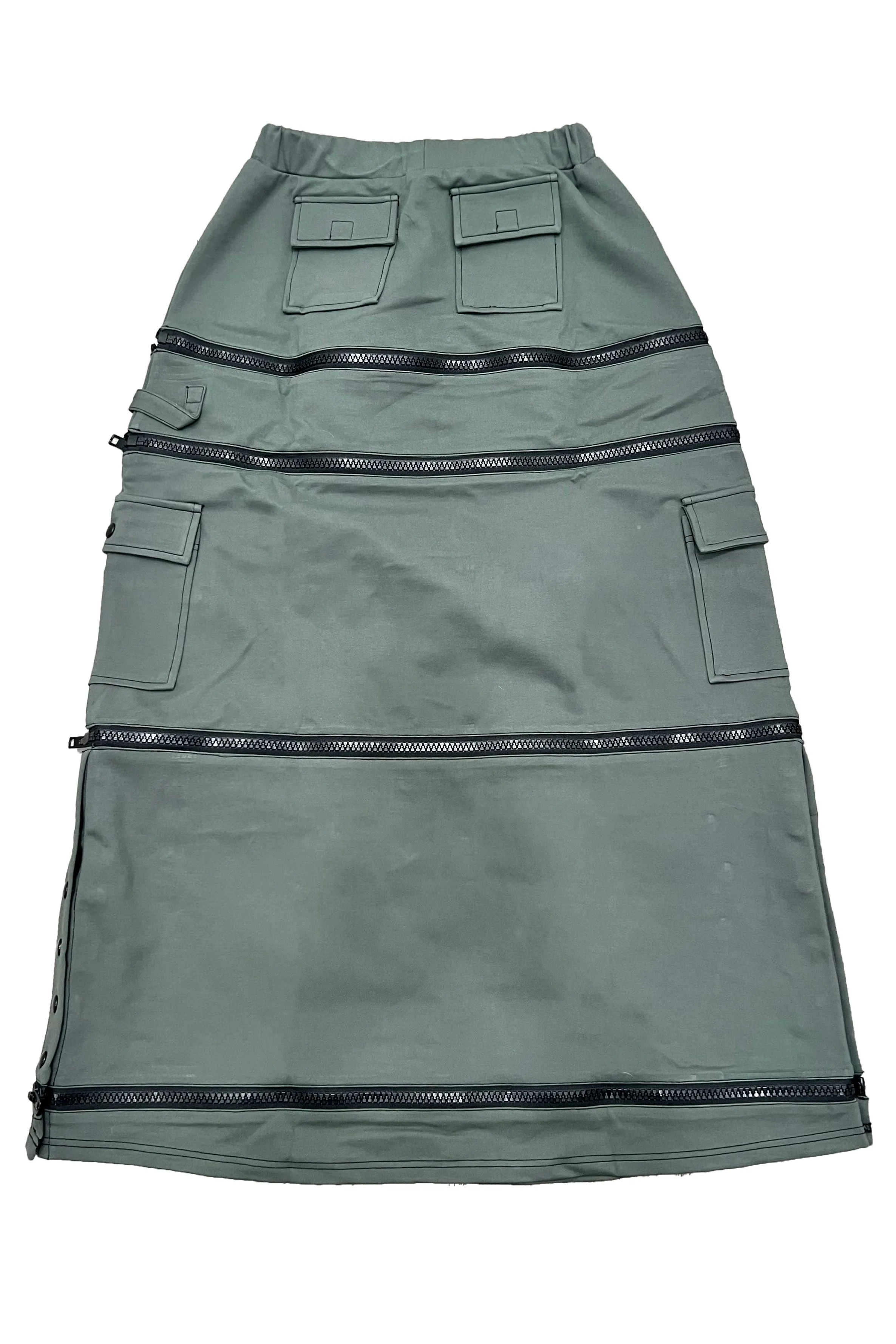 Olive Carmen 5-in-1 Convertible Cargo Skirt