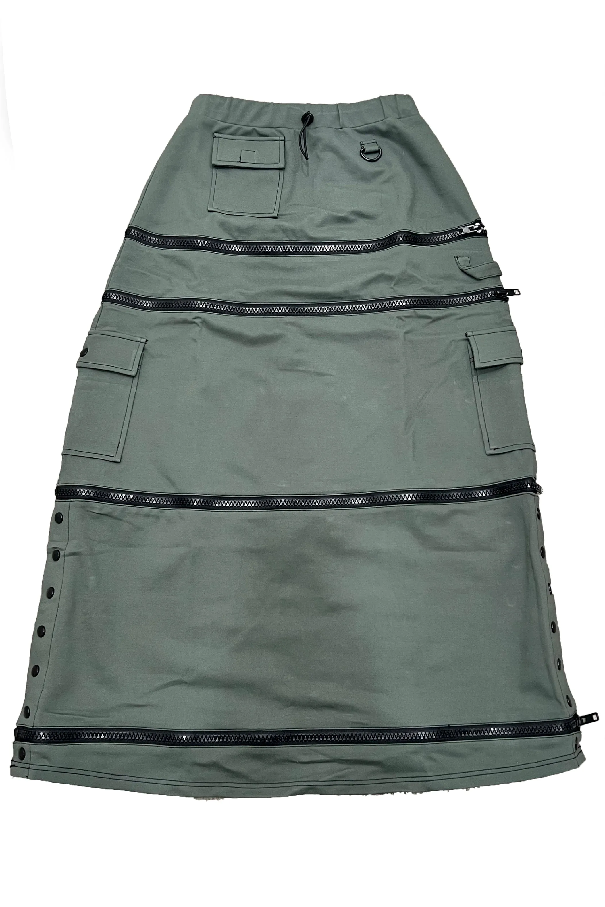 Olive Carmen 5-in-1 Convertible Cargo Skirt