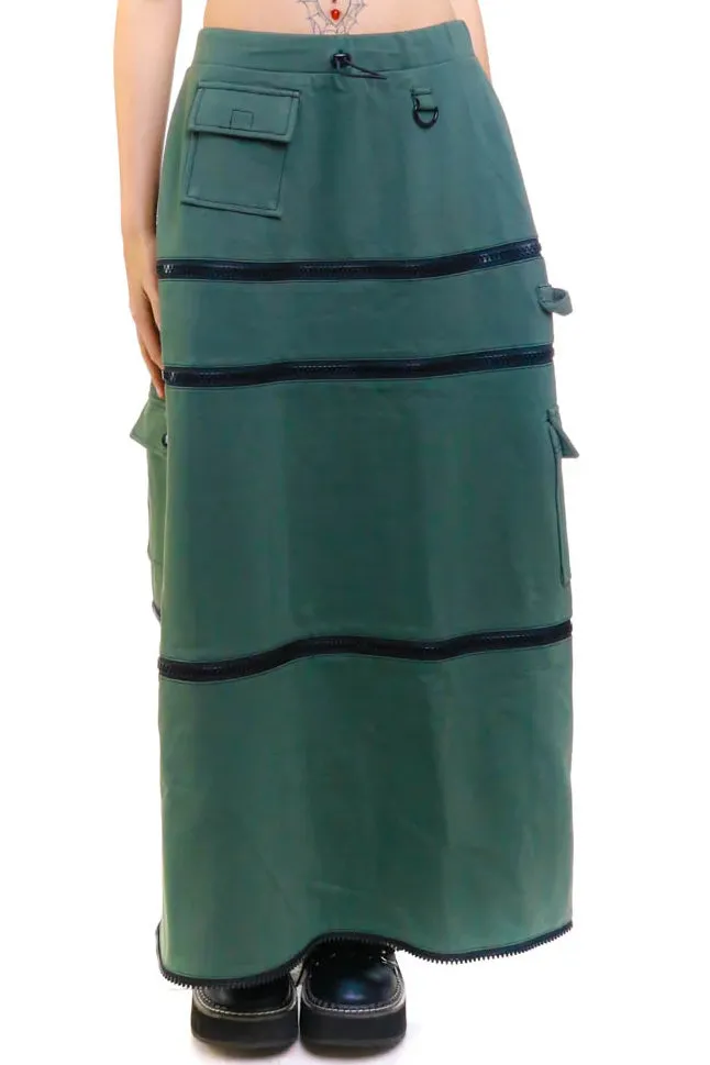 Olive Carmen 5-in-1 Convertible Cargo Skirt