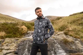 Origin Packable Waterproof Jacket - Black Camo Tonal Zip