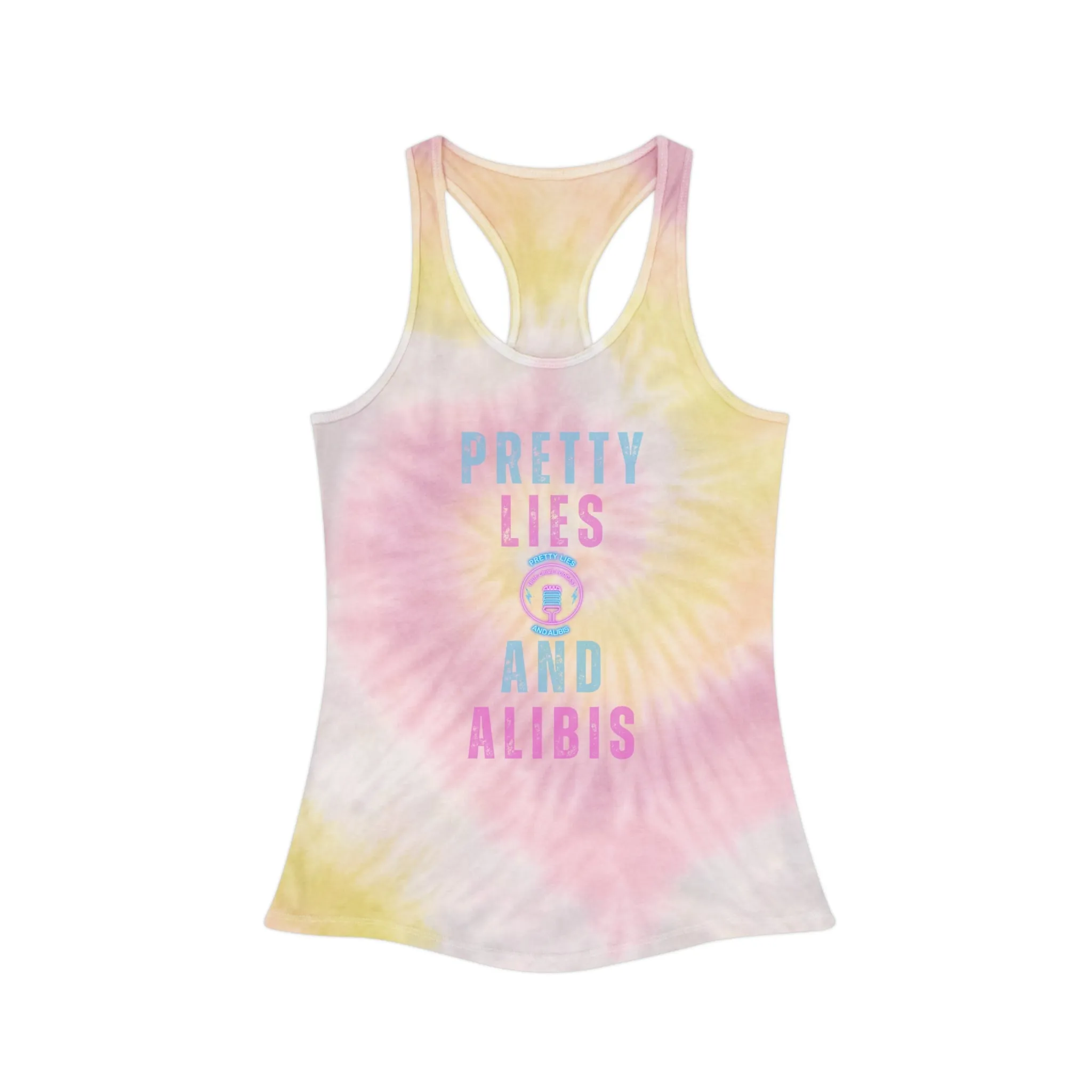 Pretty Lies Tie Dye Racerback Tank Top