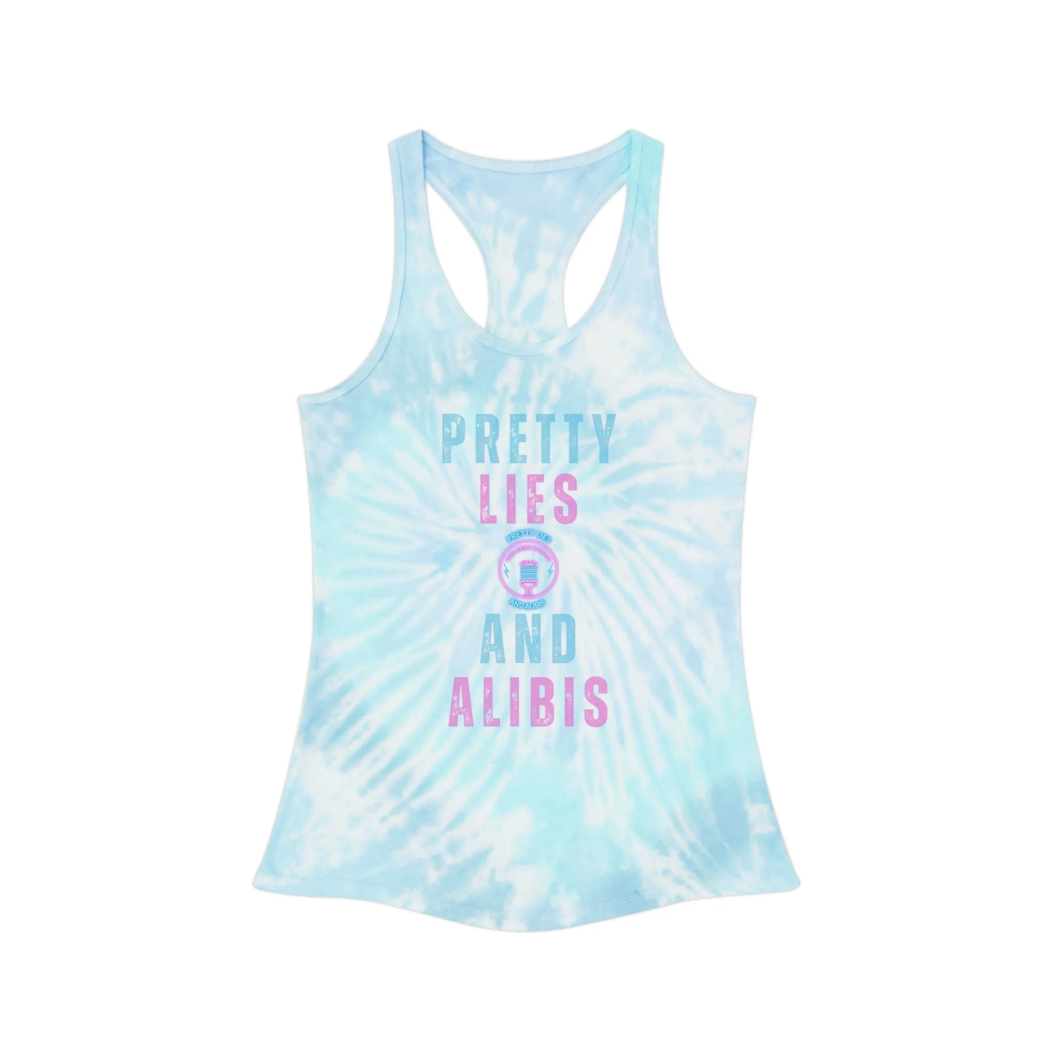 Pretty Lies Tie Dye Racerback Tank Top