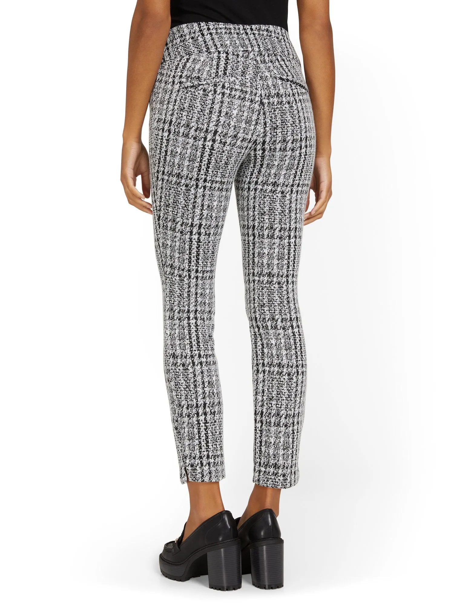 Pull-On Super High-Waisted Ankle Ponte Pant - Superflex