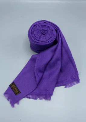 Purple Color Pure Pashmina Stole