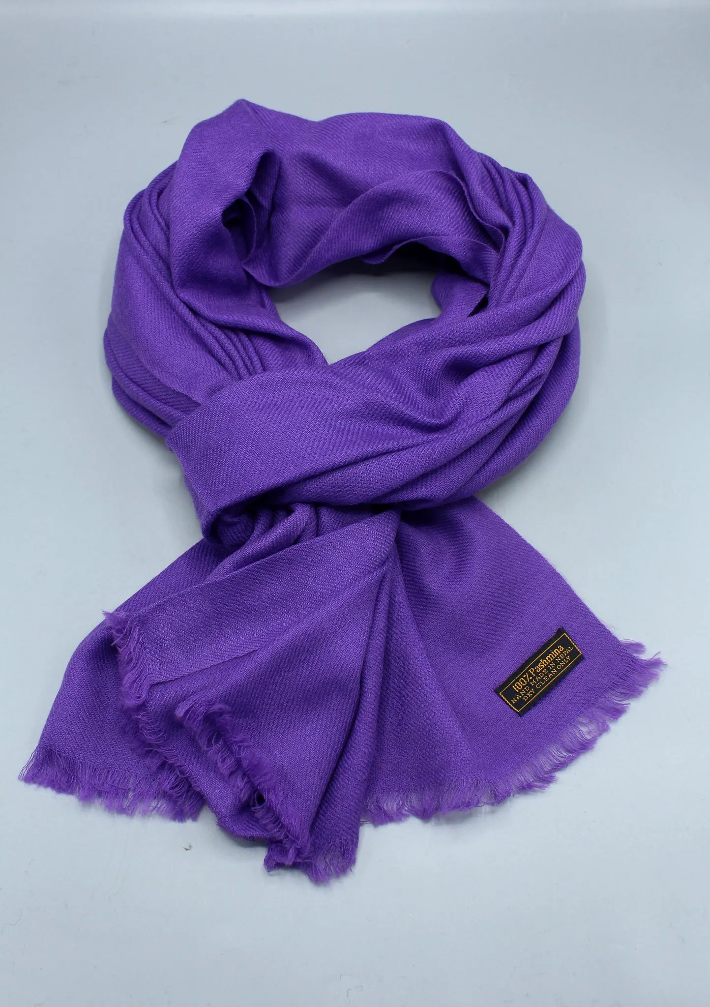 Purple Color Pure Pashmina Stole