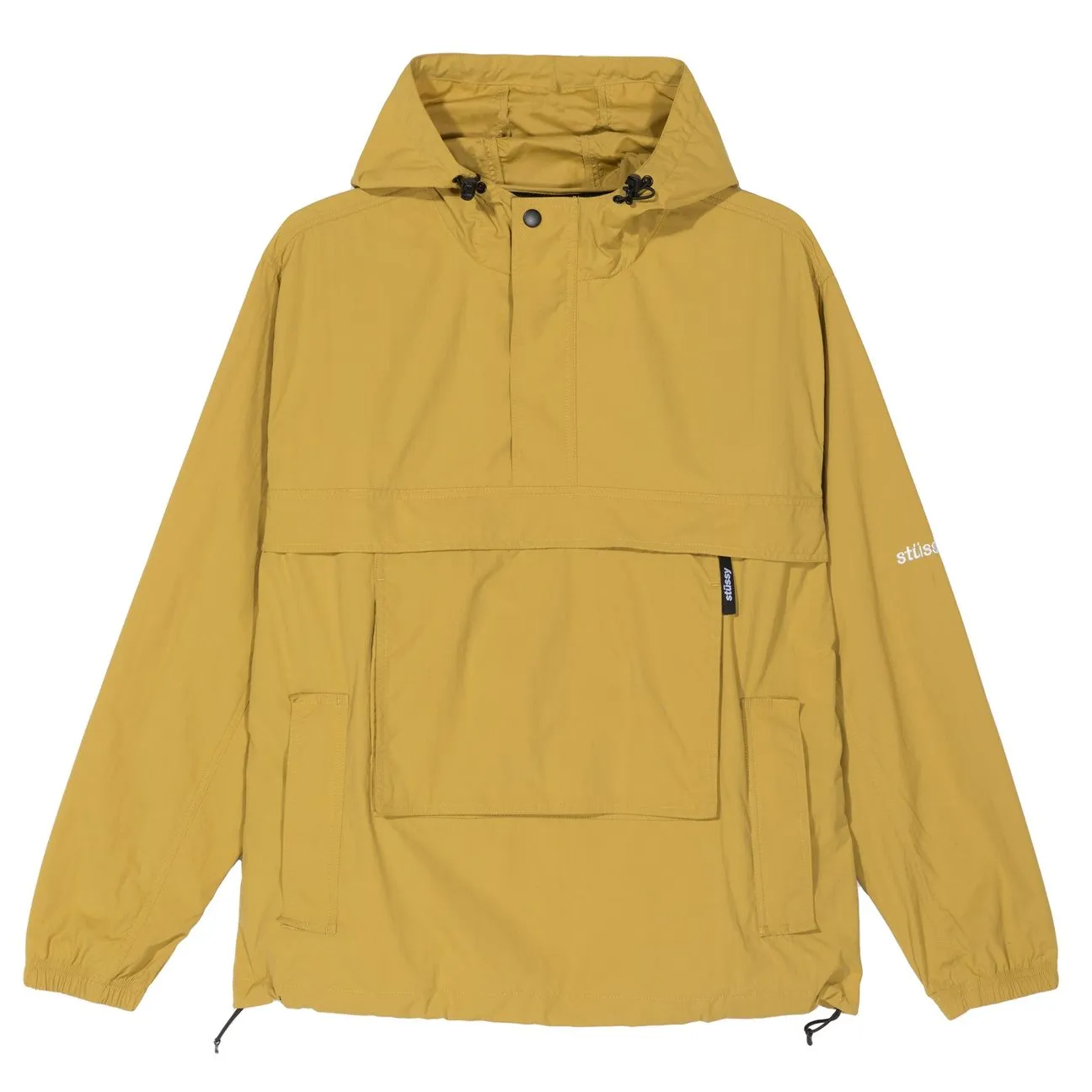 STÜSSY PACKABLE ANORAK // MUSTARD