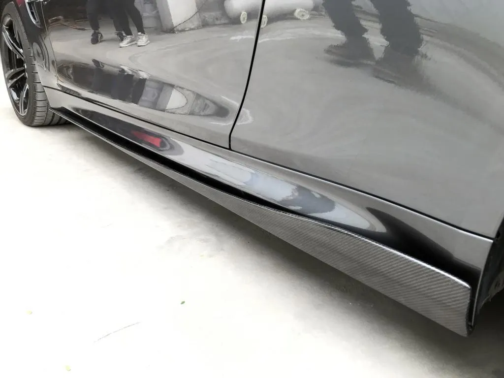 VRS Style Carbon Fiber Side Skirts - BMW F80 M3 & F82 / F83 M4