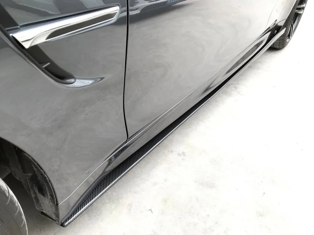 VRS Style Carbon Fiber Side Skirts - BMW F80 M3 & F82 / F83 M4