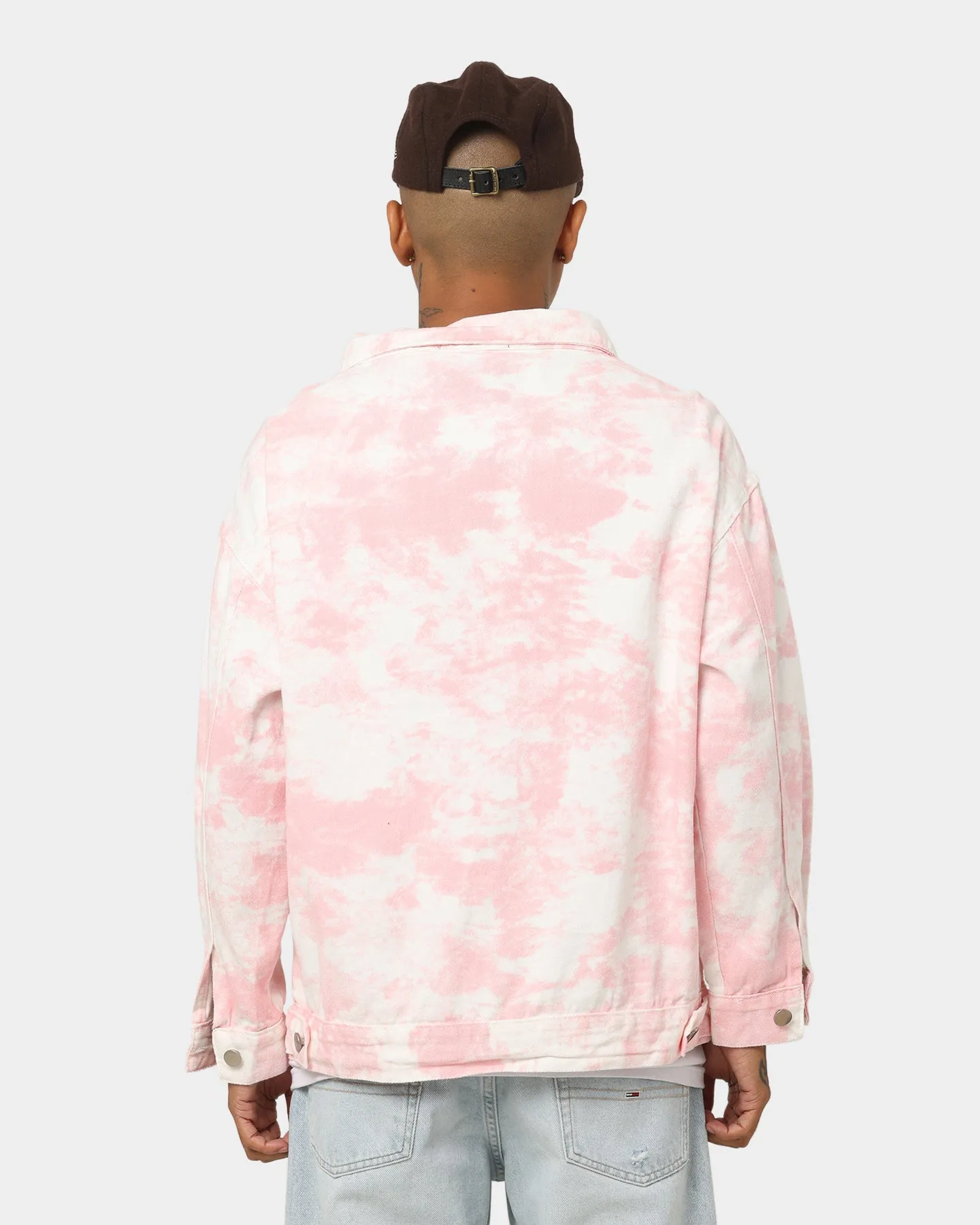 XXIII Tampico Tie Dye Denim Jacket Pink