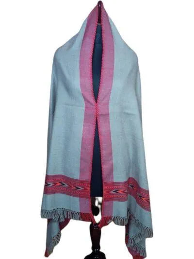 Yak Wool Shawl | Light Camel Colour | Handwoven